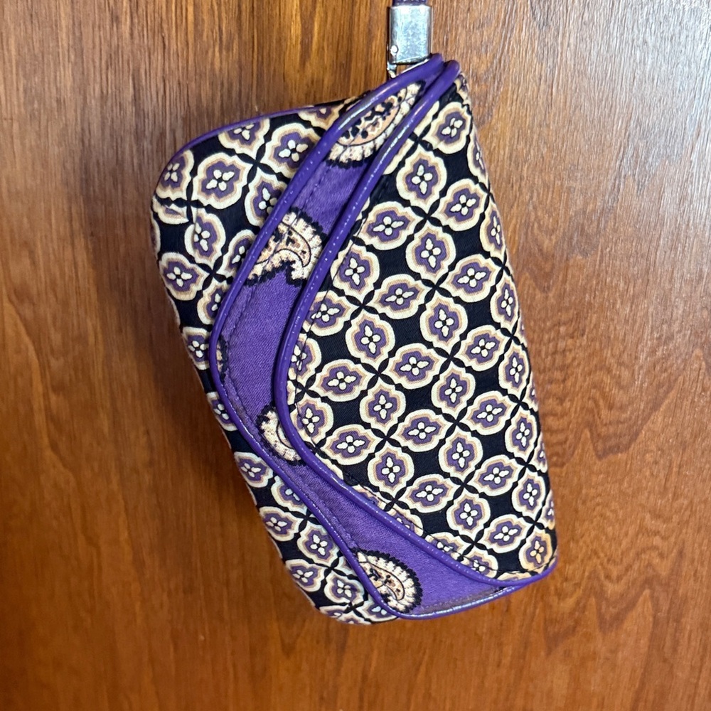 Purple and Black Patterned Women's Bag